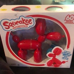 Squeakee the balloon dog